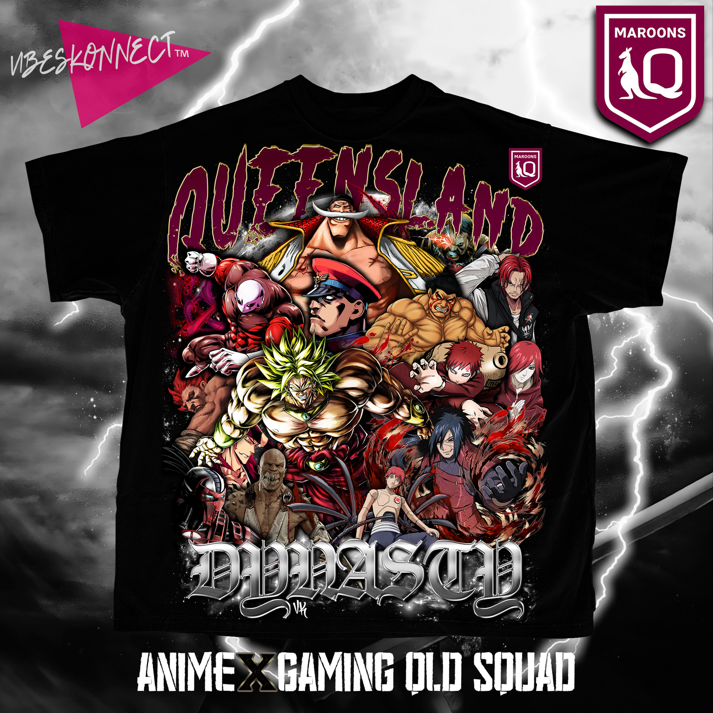 STATE OF ORIGIN QLD SQUAD // ANIME & GAMING EDITION