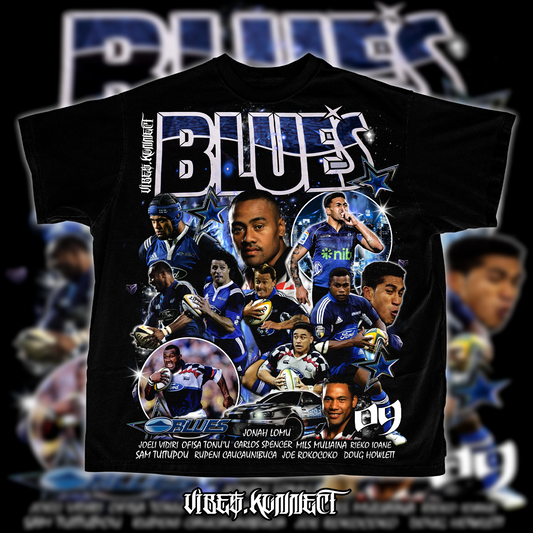 BLUES ''NESIAN ALLSTAR'' BACKLINE // RUGBY GFX TEEZ