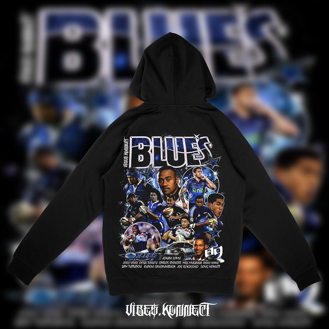 BLUES ''NESIAN ALLSTAR'' BACKLINE // RUGBY GFX TEEZ