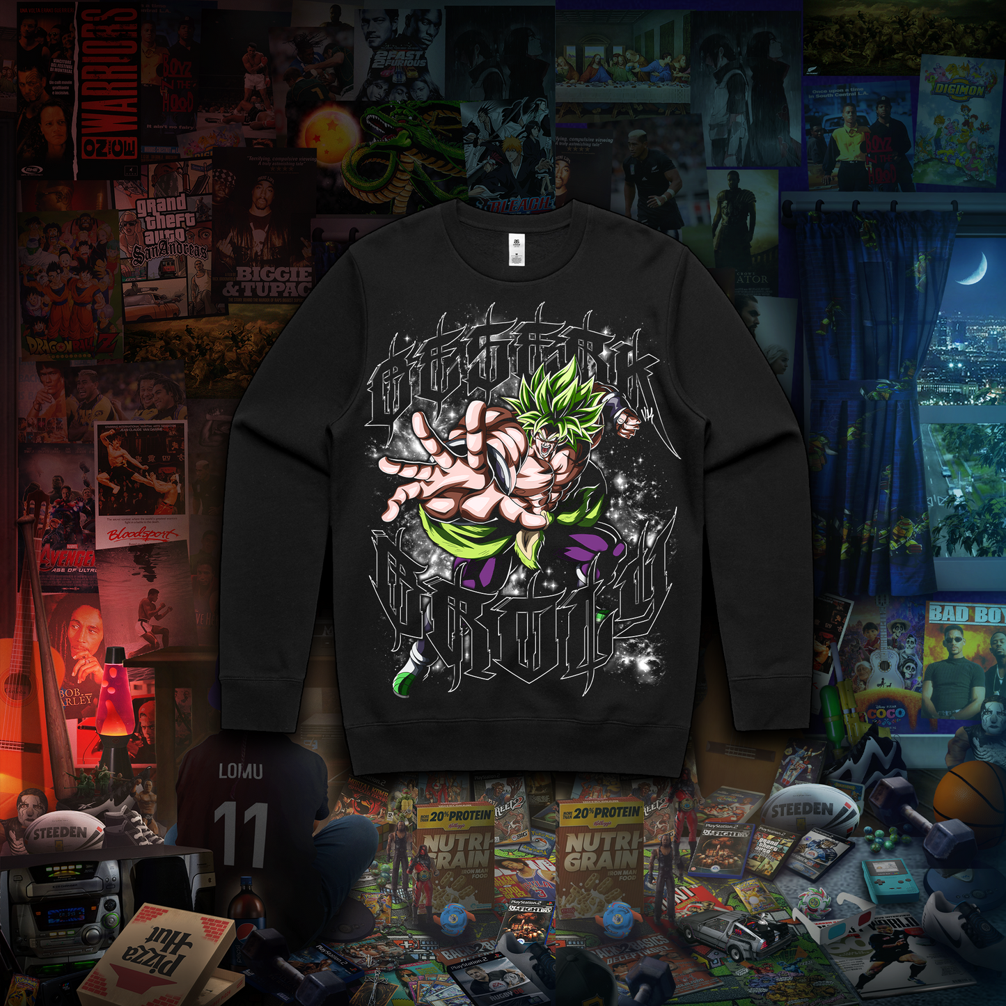 BESERK BROLY // DRAGON BALL Z TEEZ