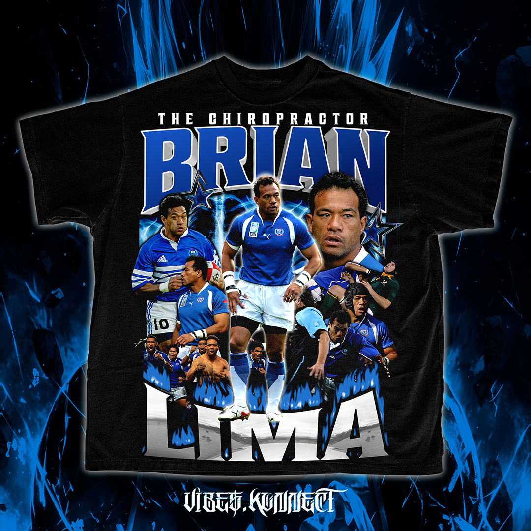 BRIAN LIMA ''THE CHIROPRACTOR'' // RUGBY UNION TEEZ
