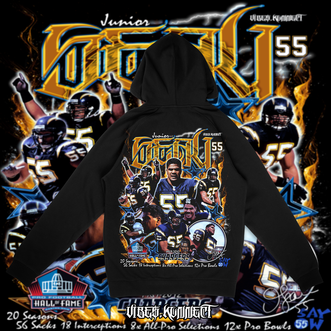 JUNIOR SEAU #55 🇦🇸🇼🇸// NFL GFX TEEZ