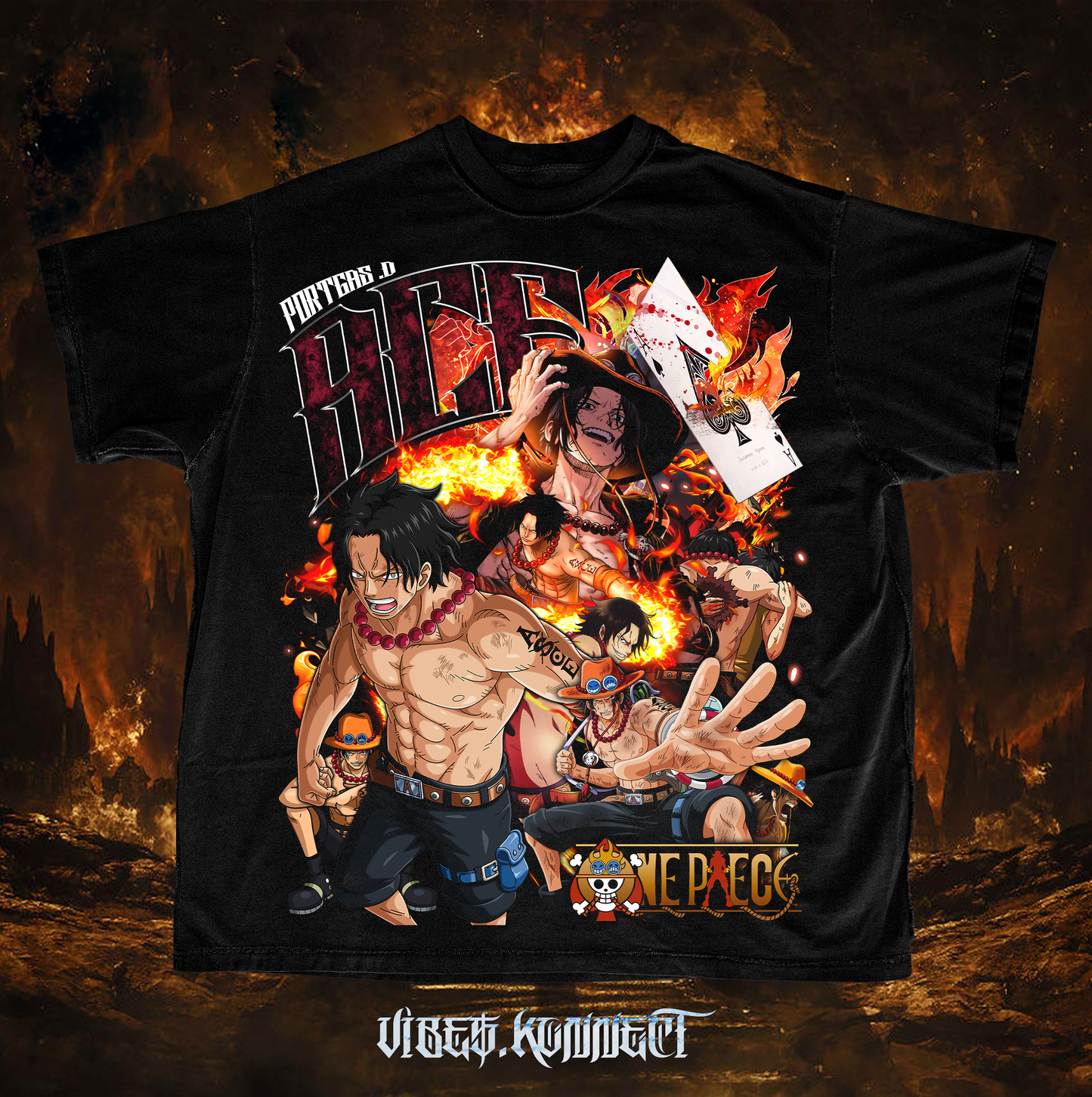 PORTGAS D. ACE // ONE PIECE TEEZ