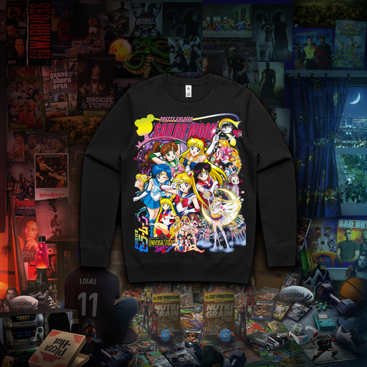 SAILOR MOON GFX TEEZ ,CREWS & HOODIES
