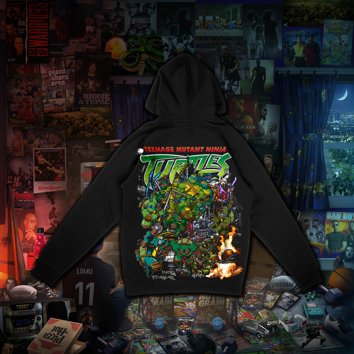 TMNT 2003 // NINJA TURTLES TEEZ, CREWNECKS & HOODIES