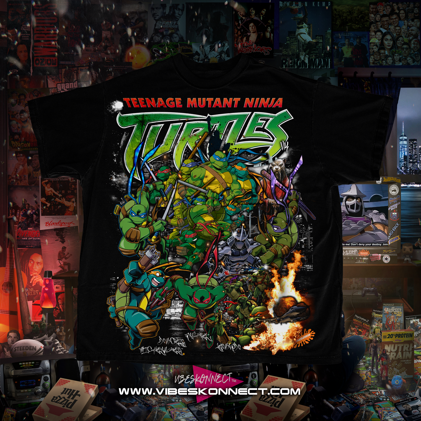 TMNT 2003 // NINJA TURTLES TEEZ, CREWNECKS & HOODIES