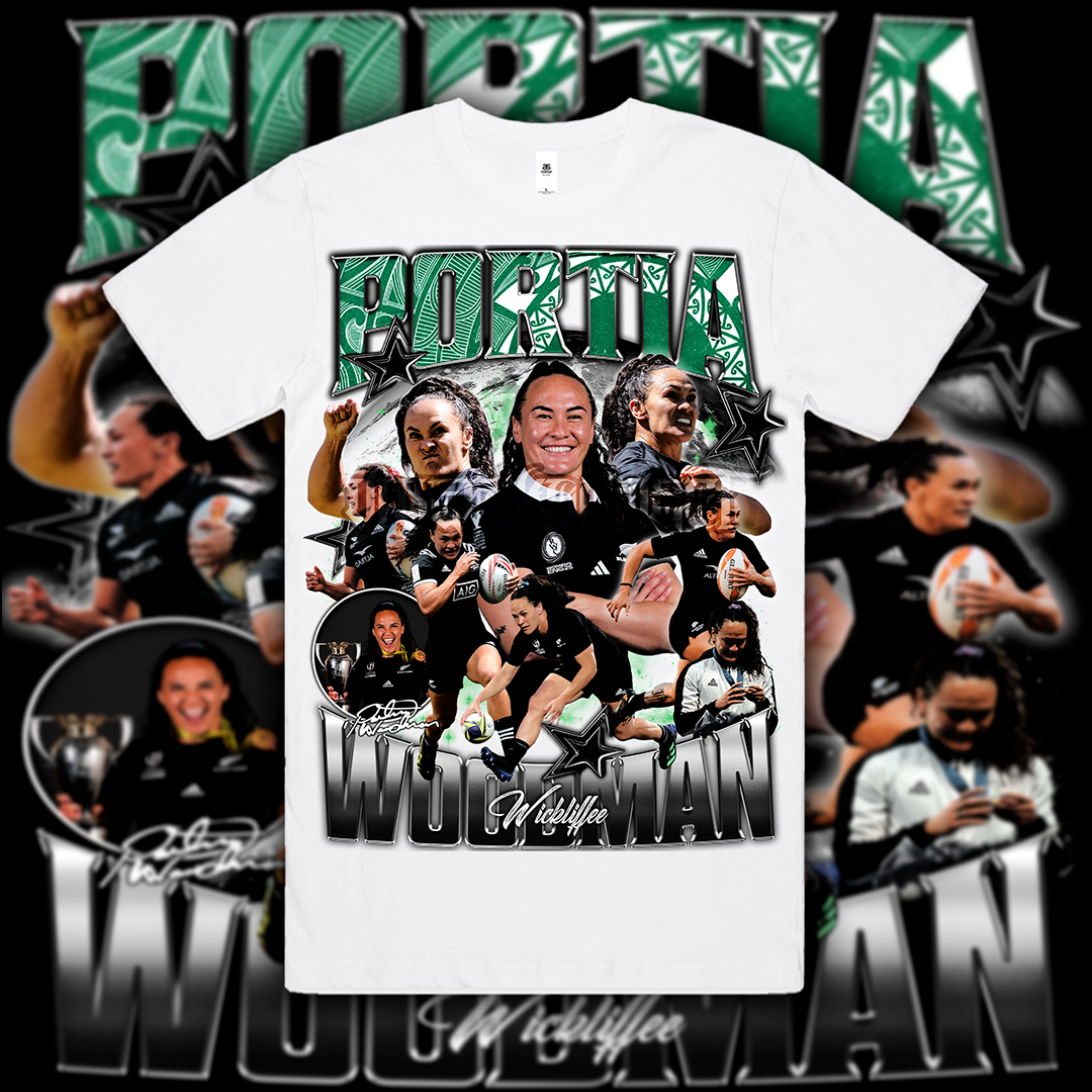 PORTIA WOODMAN-WICKLIFFE // RUGBY UNION GFX