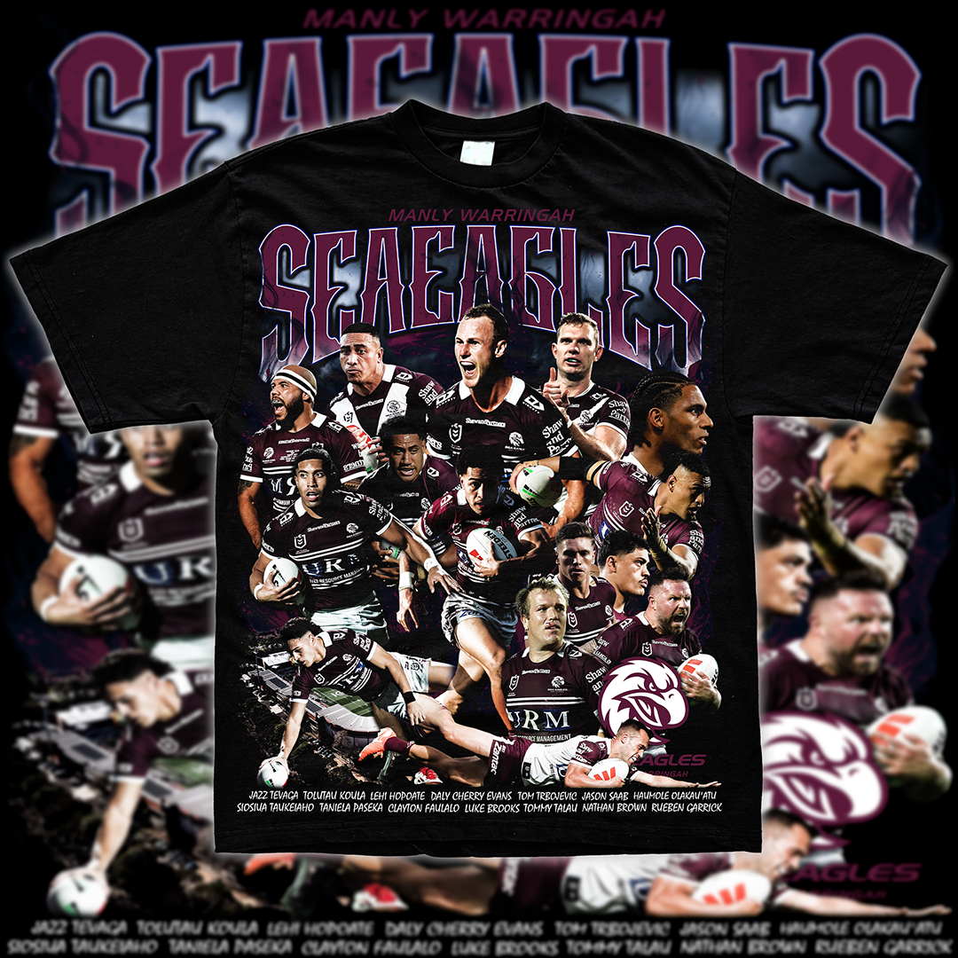 MANLY WARRINGAH SEA EAGLES 2025 // RUGBY LEAGUE GFX