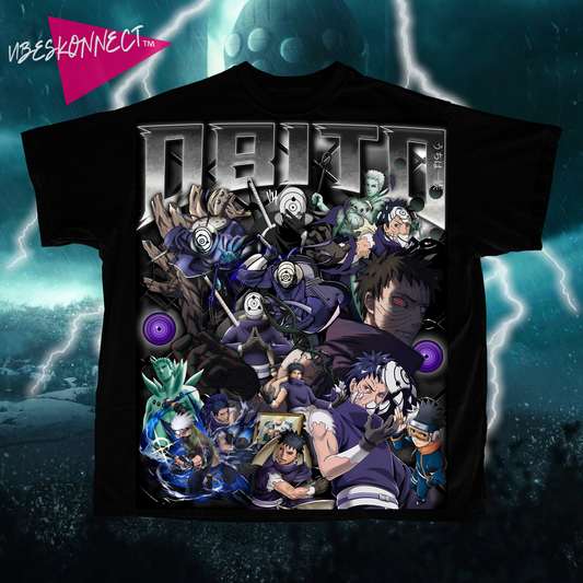 OBITO UCHIHA // "NO FACE, NO CASE" VINTAGE TEEZ