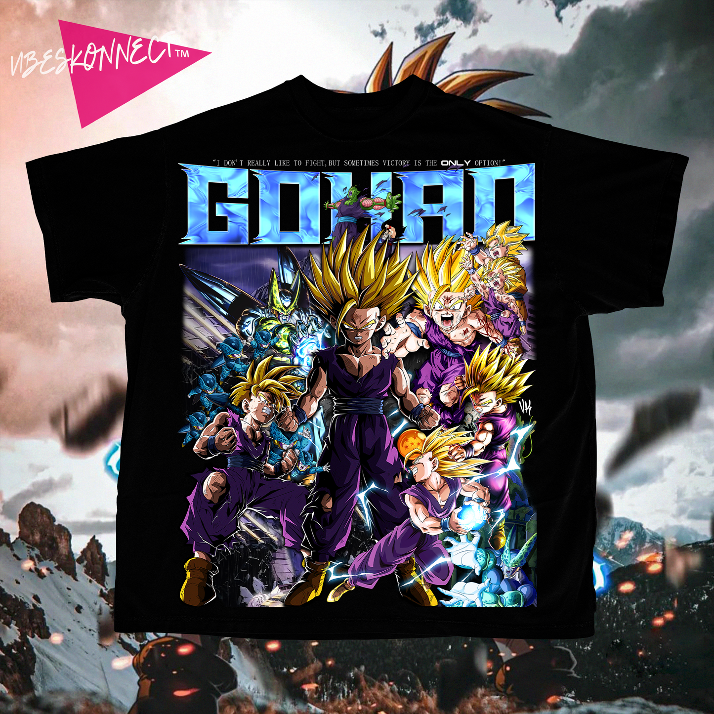 TEEN GOHAN ''SSJ2'' // DRAGON BALL Z TEEZ