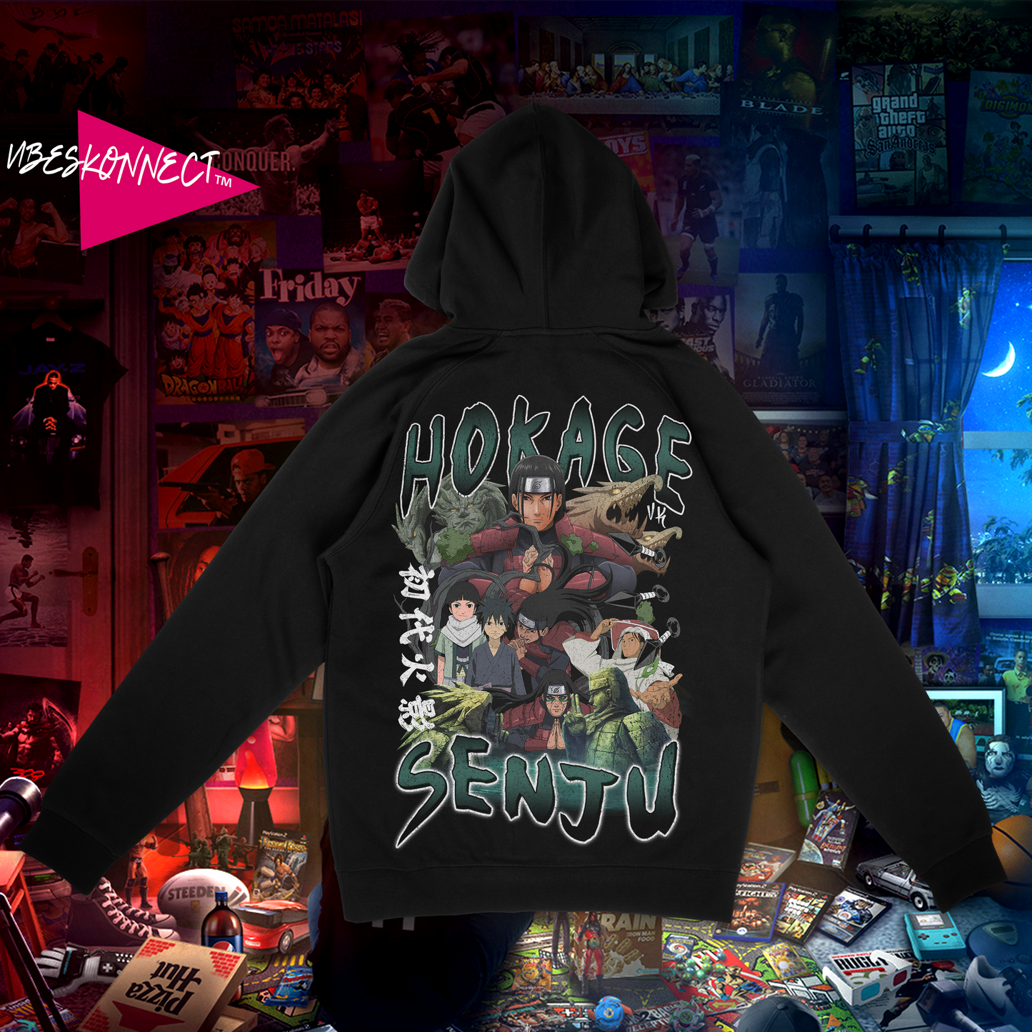 HASHIRAMA SENJU // FIRST•HOKAGE VINTAGE TEEZ