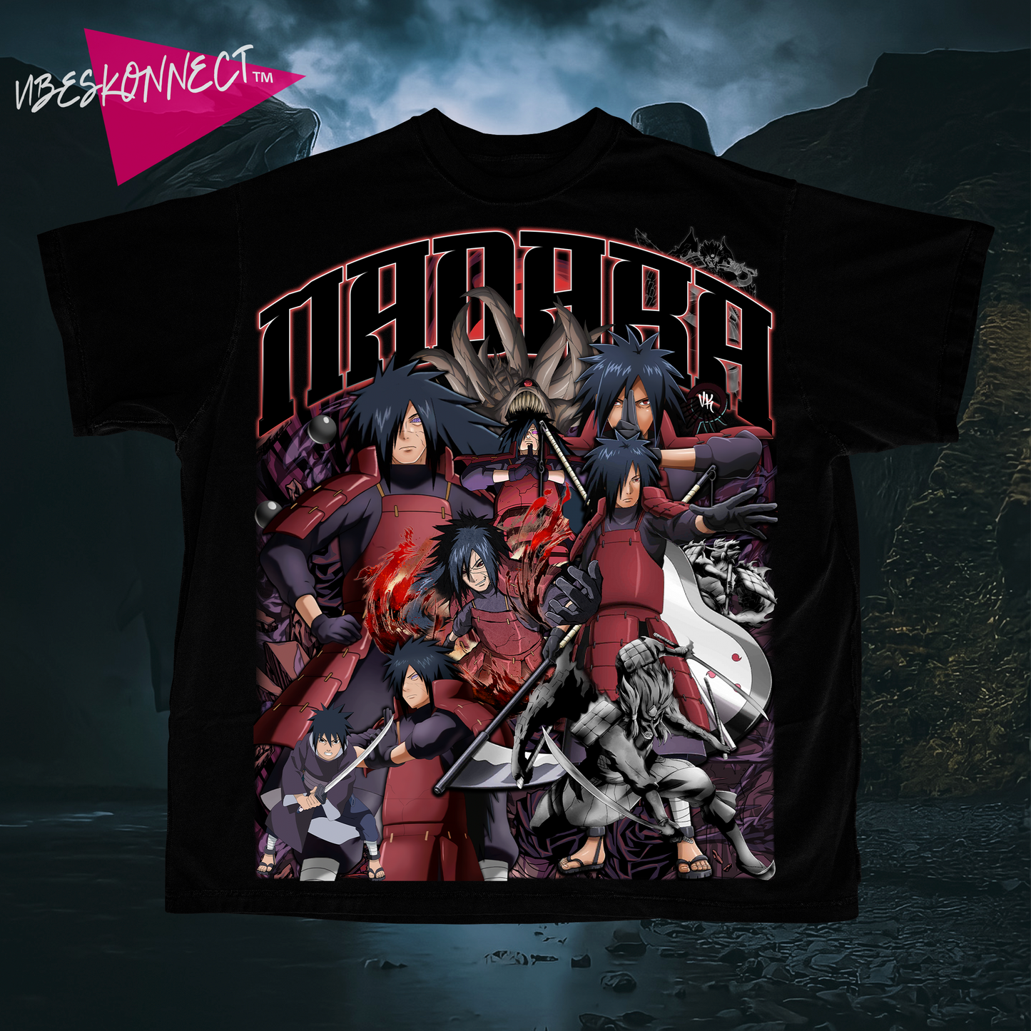 MADARA UCHIHA // "GOD OF WAR" TEEZ
