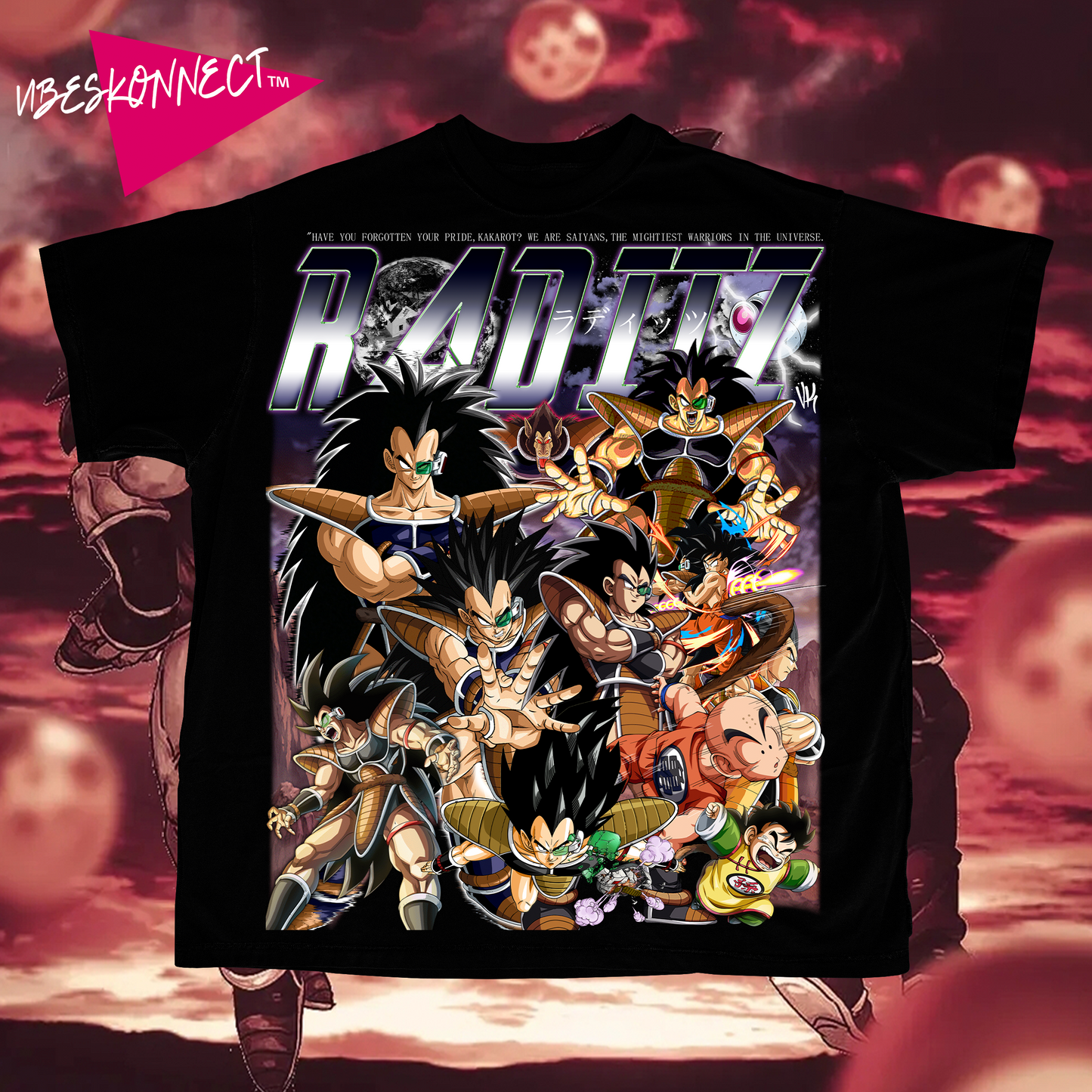 RADITZ "OG VILLIAN" // DRAGON BALL Z TEEZ