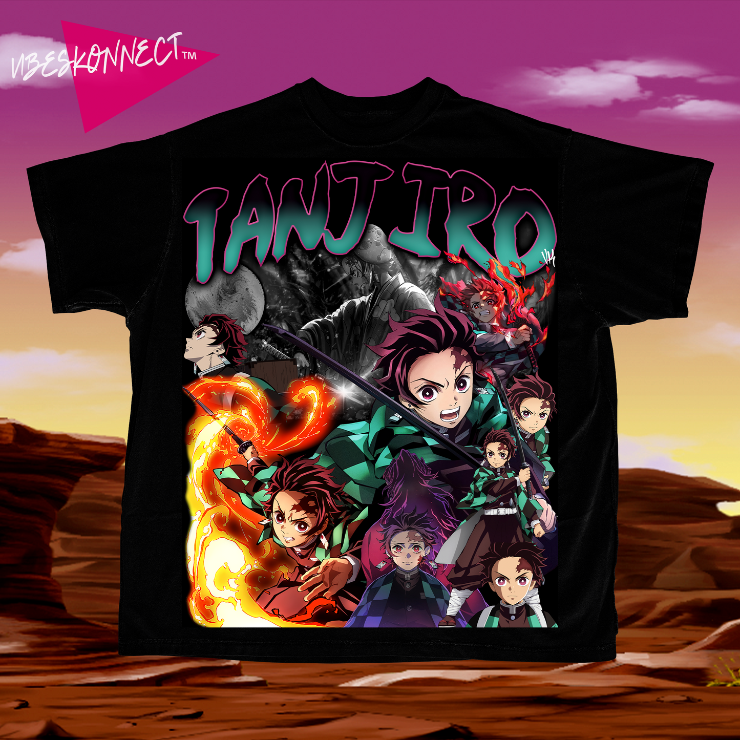 TANJIRO KAMADO // DEMON SLAYER TEEZ