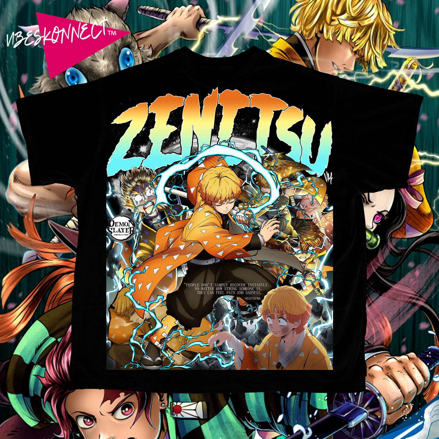 ZENITSU AGATSUMA // DEMON SLAYER TEEZ