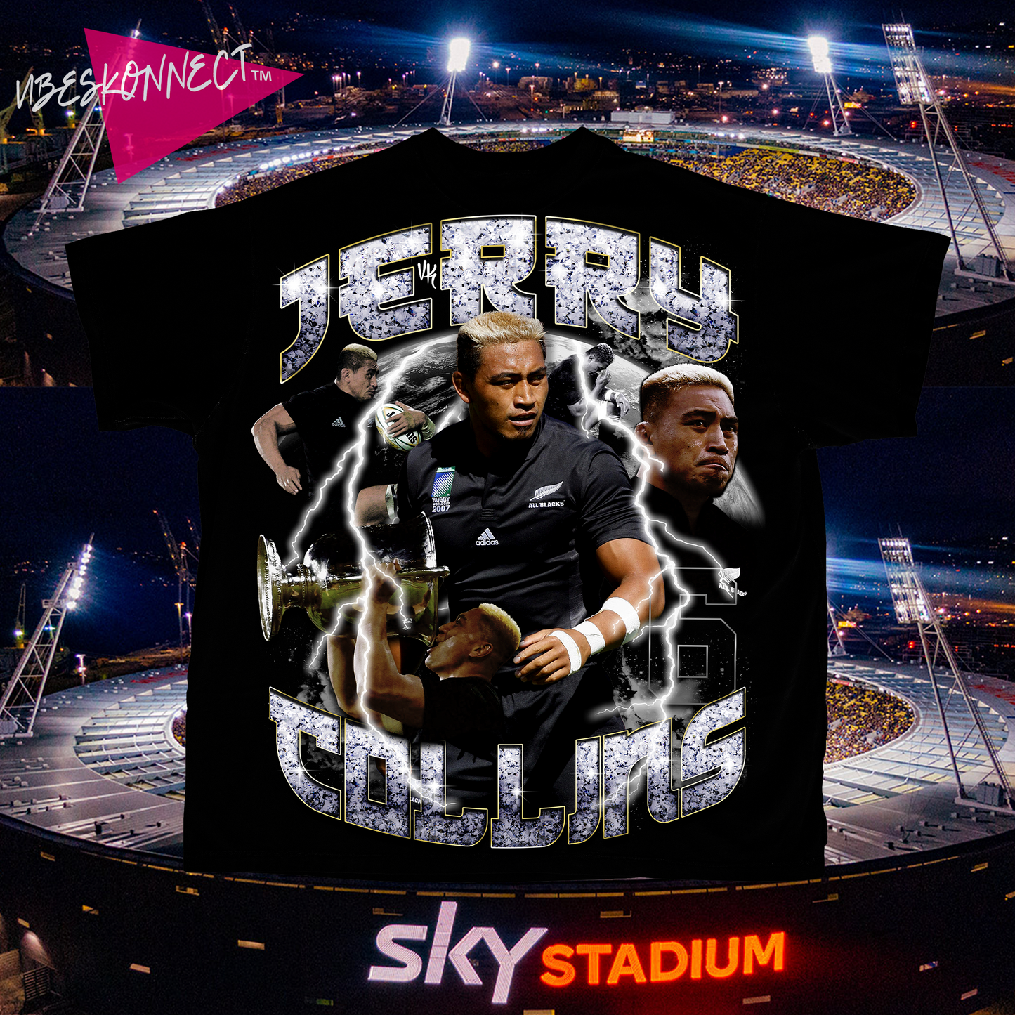 JERRY COLLINS "WORLD TOUR" // RUGBY UNION GFX