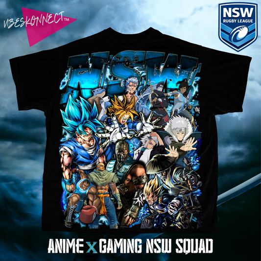STATE OF ORIGIN NSW SQUAD // ANIME & GAMING EDITION