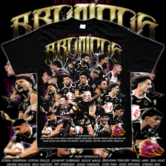 BRISBANE BRONCOS 2025 // RUGBY LEAGUE GFX