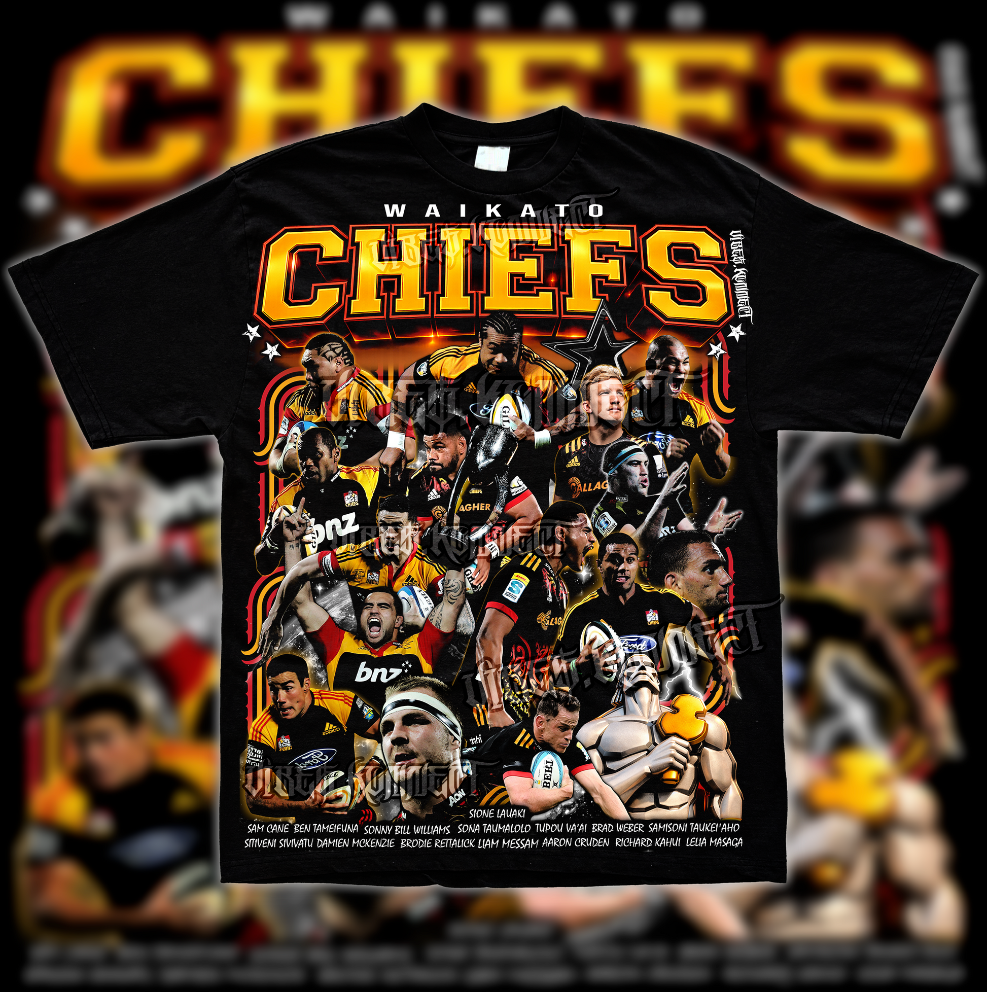 WAIKATO CHIEFS LEGENDS XV // RUGBY UNION GFX – VIBESKONNECT