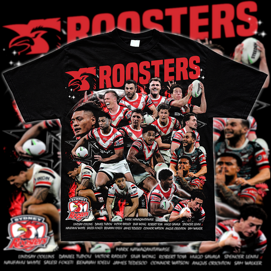 SYDNEY ROOSTERS 2025 // RUGBY LEAGUE GFX