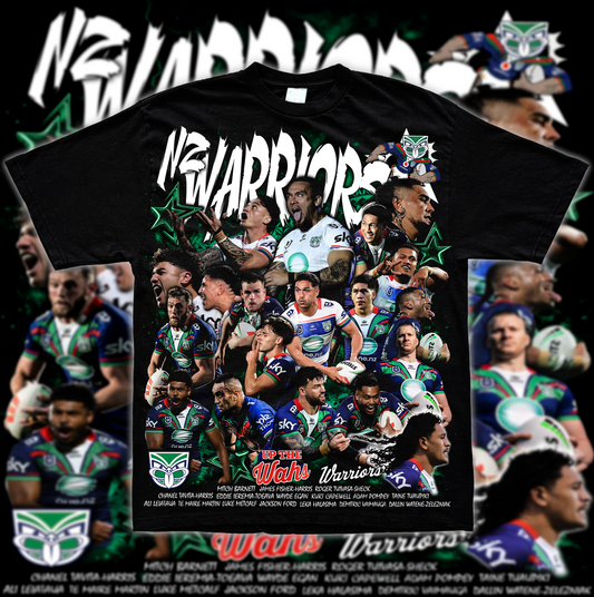 NZ WARRIORS 2025 // RUGBY LEAGUE GFX