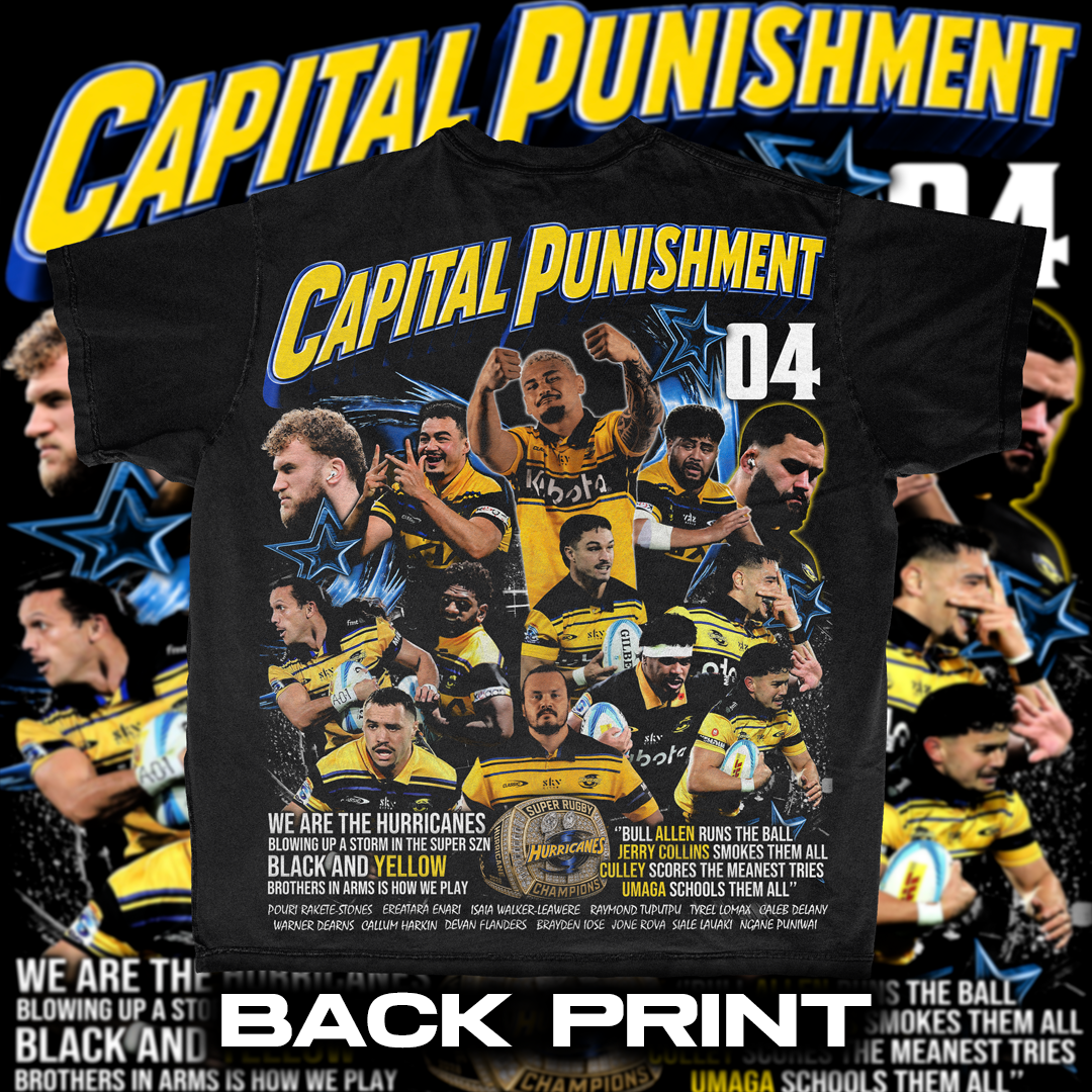 HURRICANES 2026 SUPER RUGBY CHAMPION TEEZ // RUGBY UNION GFX